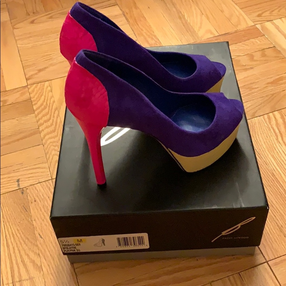 B Brian Atwood Platform Pumps